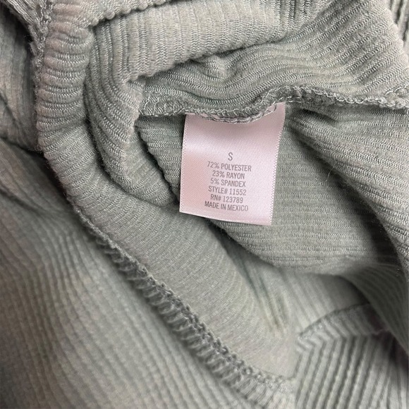 ALYA Francesca's Women's Sage Green Textured Babydoll Dress Size S - Picture 6 of 6